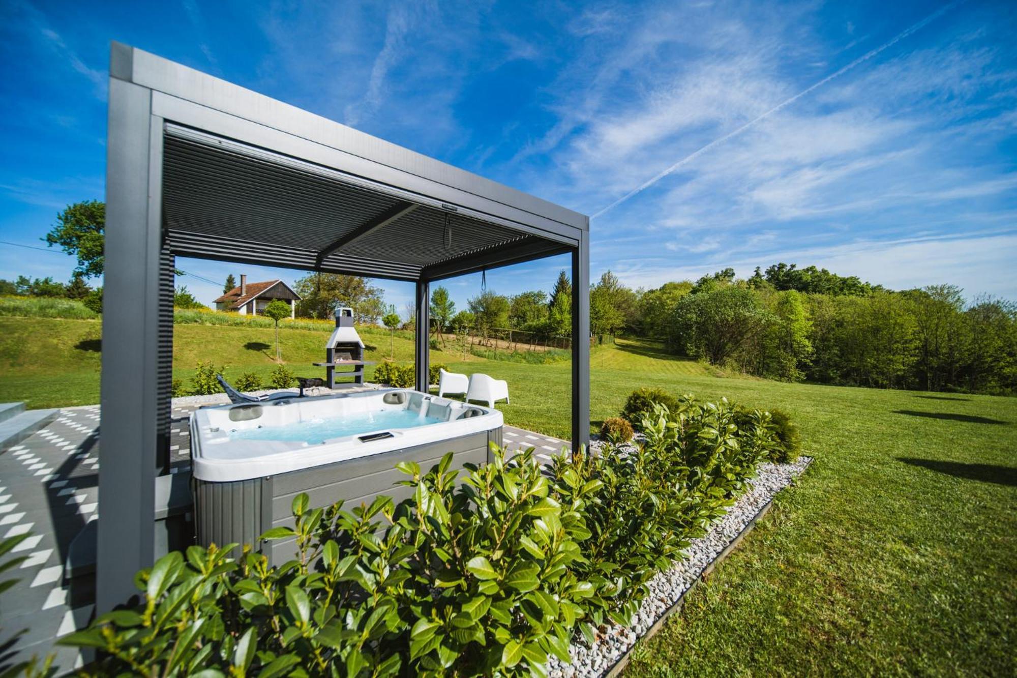 K Relax Place, Varazdinske Toplice, Modern Home With Sauna, Jacuzzi, Wifi Экстерьер фото